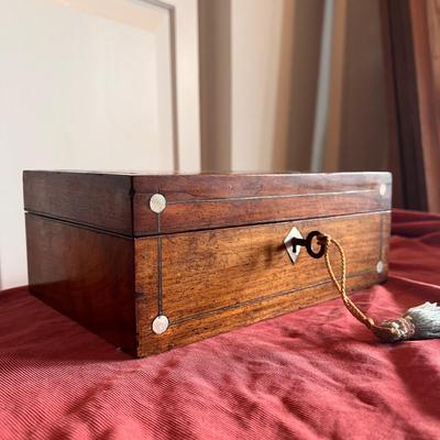 Victorian Rosewood Jewelry Box (PB-DZ)