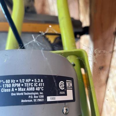 Ryobi Portable Cement Mixer w Bull Float