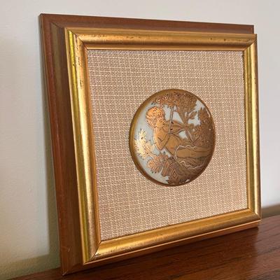 Porcelain Cherubs and Framed Porcelain Cherub Art (PB-DZ)