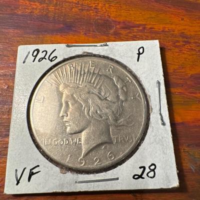 1926 P PEACE MORGAN VF US COIN