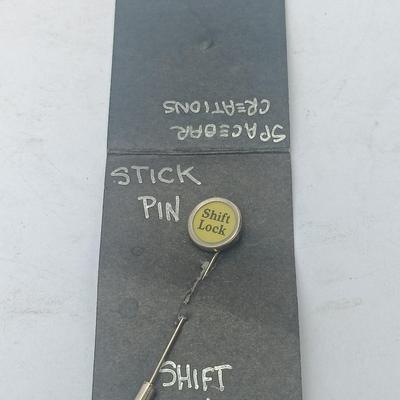Shift Lock Stick pin by Spacebar Creations