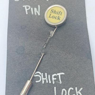 Shift Lock Stick pin by Spacebar Creations