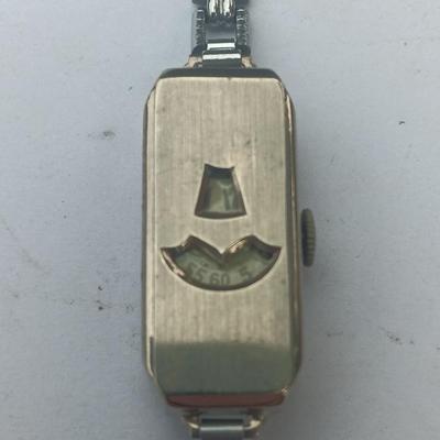 Art deco jump hour watch (2 of 3)