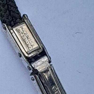 Stunning elegant Antique Ladies Elgin Art Deco Sapphire & Diamond Wrist watch