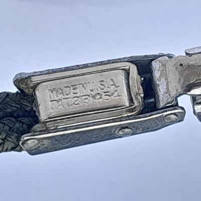 Stunning elegant Antique Ladies Elgin Art Deco Sapphire & Diamond Wrist watch