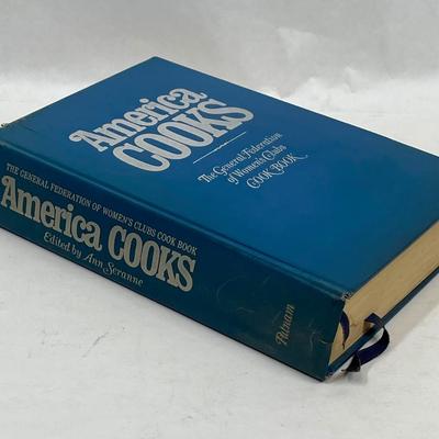 Cookbook, vintage “America Cooks” 1067