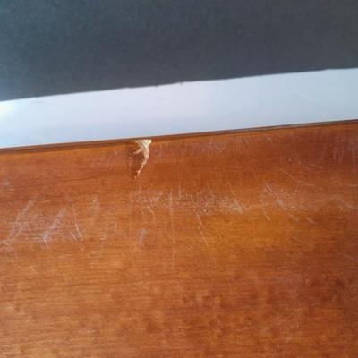 Wood custom made Felt lined divided Jewelry Box