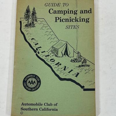 Automobile Club Association AAA Camping & Picnicking Sites in California soft cover book