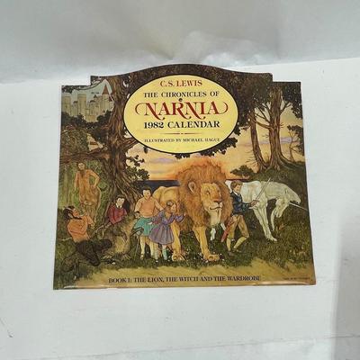 Vintage Unused Calendar 1982 The Chronicles of Narnia
