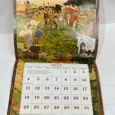 Vintage Unused Calendar 1982 The Chronicles of Narnia
