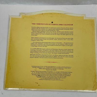 Vintage Unused Calendar 1982 The Chronicles of Narnia