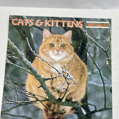 Vintage Cats & Kittens 1991 Calendar