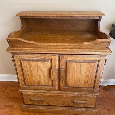 Vintage oak dry sink