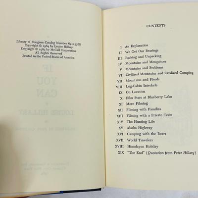 Keep Calm If You Can Louise Hillary 1964 Hardcover