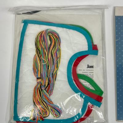 Cross-stitch Project Baby Bids Little Boy framed