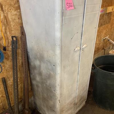 S22-Metal Cabinet with plywood shelves