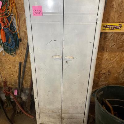S22-Metal Cabinet with plywood shelves