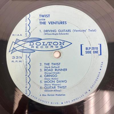 Twist with the Ventures Vintage 33RPM Vinyl Album