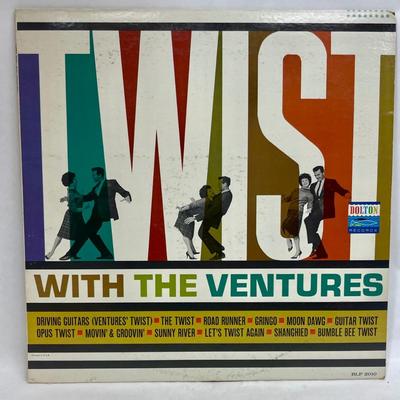 Twist with the Ventures Vintage 33RPM Vinyl Album
