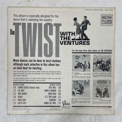 Twist with the Ventures Vintage 33RPM Vinyl Album