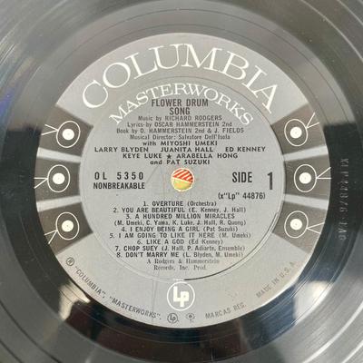 2 Vintage Broadway Musical 33RPM Vinyl Soundtrack Albums