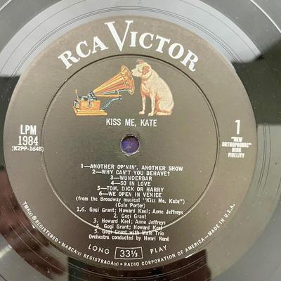 2 Vintage Broadway Musical 33RPM Vinyl Soundtrack Albums