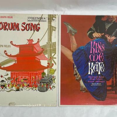 2 Vintage Broadway Musical 33RPM Vinyl Soundtrack Albums