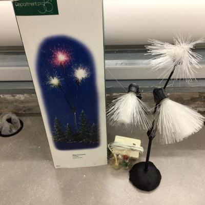 Fire Works Dept. 56 Village Accessories