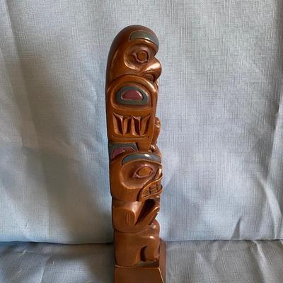 Wooden Totem Pole