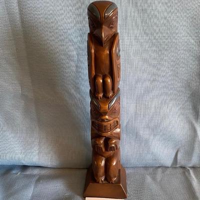Wooden Totem Pole