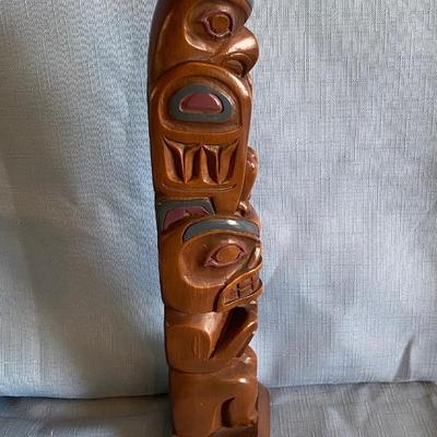 Wooden Totem Pole