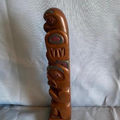 Wooden Totem Pole