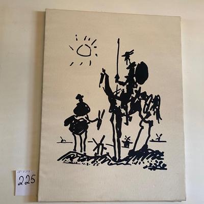 Pablo Picasso “Don Quixote” Canvas Print