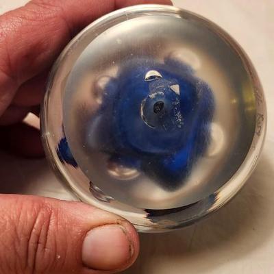 Gorgeous Rollin Karg Art Glass, Sculpture/Paperweight