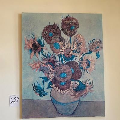 Sunflowers by Vincent Van Goph Canvas Print