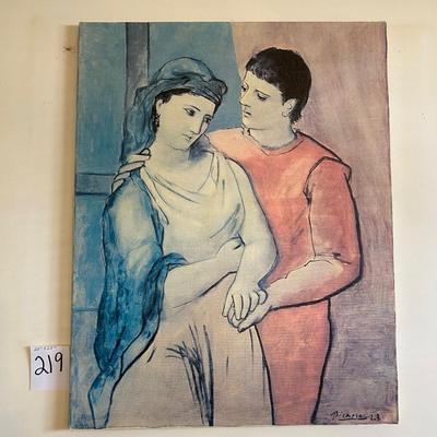 The Lovers by Picasso Canvas Print