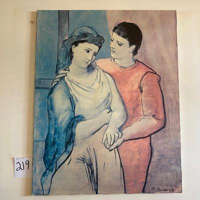 The Lovers by Picasso Canvas Print