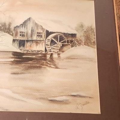 The Olde Mill by R Zaudke Art