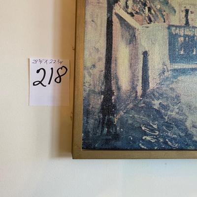 Maurice Utrillo Rue Canvas Print