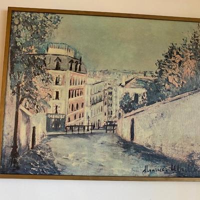 Maurice Utrillo Rue Canvas Print