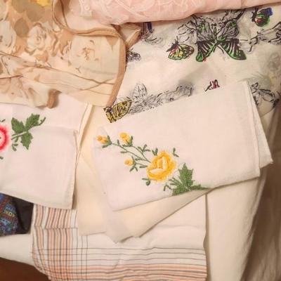 Large Vintage Scarfs and bandanas lot