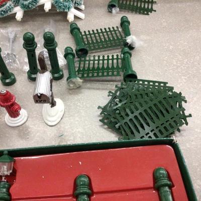 Dept. 56 Fencing Posts, Street Accessories and Lights.