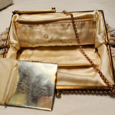 Vintage purse lot including Jolles Original 1950s Beaded Embroidered, Town & Country