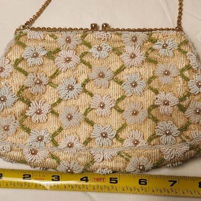 Vintage purse lot including Jolles Original 1950s Beaded Embroidered, Town & Country