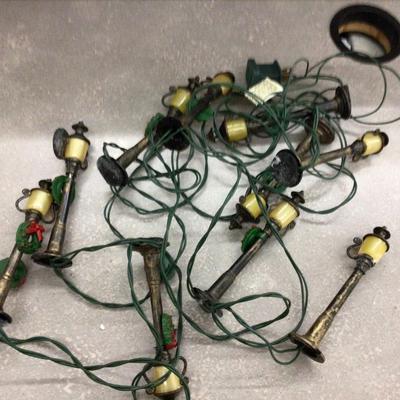 Dept. 56 String of 10 Street Lights.