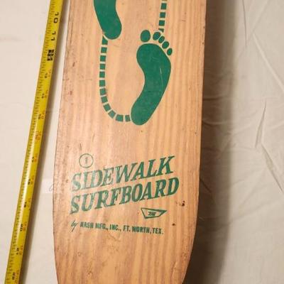 Vintage 1960’s Nash Sidewalk Surfboard Skateboard 1 of 2