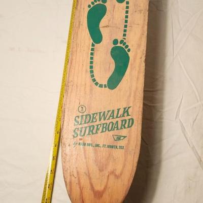 Vintage 1960's Nash Sidewalk Surfboard Skateboard 2 of 2 Vintage 1960's Nash Sidewalk Surfboard Skateboard 2 of 2