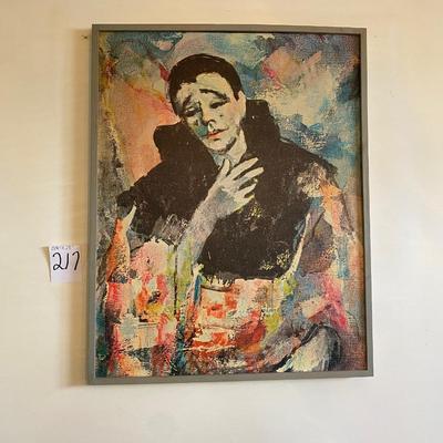 Sad Clown Face By Nathan Wasserburger canvas Print