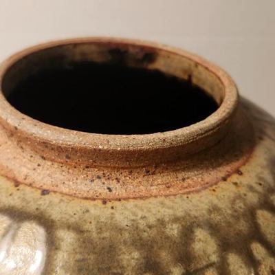 Stoneware Art Pottery Jar with lid by Scot Detty