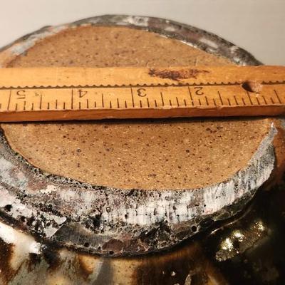 Stoneware Art Pottery Jar with lid by Scot Detty